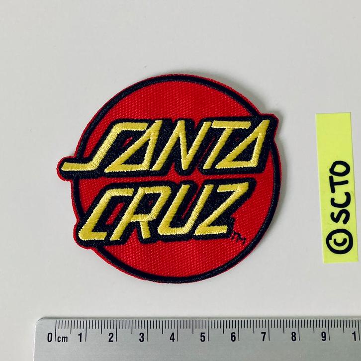 SALE Santa Cruz logo strijk applicatie opstrijk iron patch, Hobby en Vrije tijd, Kledingapplicaties en Hotfix, Nieuw, Overige applicaties