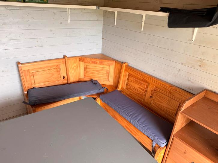 Oostenrijkse Hoekbank Eethoek, Huis en Inrichting, Complete eetkamers, Gebruikt, Minder dan 4 stoelen, Ophalen