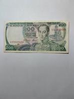 Colombia 200 Pesos Oro 1975, Ophalen of Verzenden, Zuid-Amerika, Los biljet
