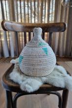 afrikaanse opbergmandje multicolor handgemaakt in Senegal, Mand, Rond, Nieuw, Ophalen of Verzenden