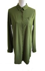 Mooie travelstof blouse van Nikkie 36, Groen, Gedragen, Ophalen of Verzenden, Travelstof