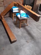 Oude Eiken Schouw, Ophalen of Verzenden, Gebruikt, Rechthoekig, Hout