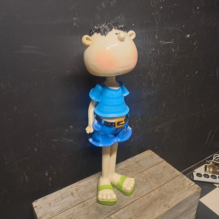 Bubble Head koolits blowfish beeld, Verzamelen, Beelden en Beeldjes, Gebruikt, Ophalen