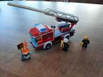 Lego brandweer ladderwagen 60107 incl boekje, Kinderen en Baby's, Speelgoed | Duplo en Lego, Ophalen of Verzenden, Zo goed als nieuw