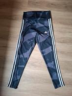 Donkerblauwe high waist sportlegging van Adidas maat M., Maat 38/40 (M), Ophalen of Verzenden, Blauw, Adidas