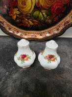 Royal Albert Old Country Roses zout en peper stel, Antiek en Kunst, Antiek | Porselein, Ophalen of Verzenden