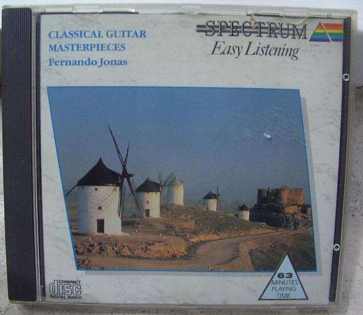 FERNANDO JONAS Classical guitar Masterpiece NIEUWE CD, Cd's en Dvd's, Cd's | Instrumentaal, Nieuw in verpakking, Ophalen of Verzenden
