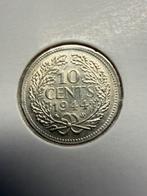 10 cent 1944 S Wilhelmina, Zilver, Ophalen of Verzenden, 10 cent, Koningin Wilhelmina