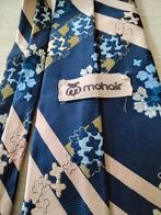 Stropdas vintage, Mohair, Blauw, Ophalen of Verzenden, Zo goed als nieuw