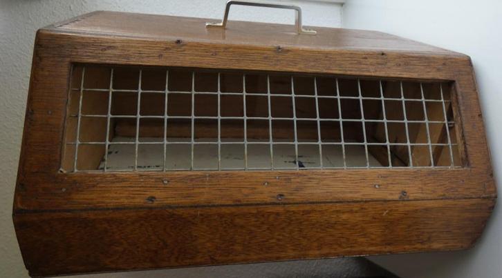 Oude vogel reiskooi kooitje kooi duif kanarie parkiet, Dieren en Toebehoren, Vogels | Hokken en Kooien, Gebruikt, Vogelkooi, Metaal