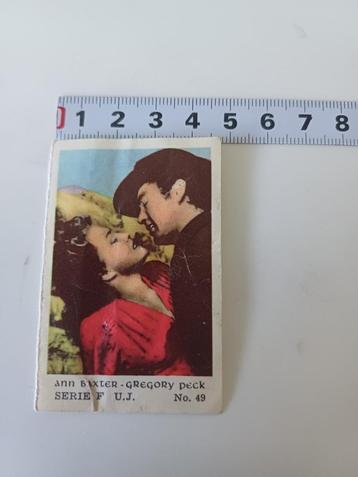 Movie Card, Ann Baxter en Gregory Peck beschikbaar voor biedingen