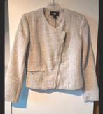 H&M Jasje Beige met Glitter - Maat S/36, Kleding | Dames, Jasjes, Kostuums en Pakken, H&M, Beige, Ophalen of Verzenden, Zo goed als nieuw