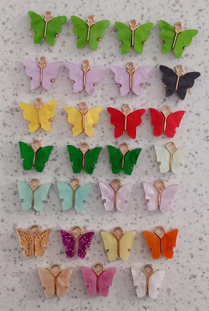 Vlinder bedel (2)"nieuw", Hobby en Vrije tijd, Kralen en Sieraden maken, Nieuw, Bedel, Ophalen of Verzenden