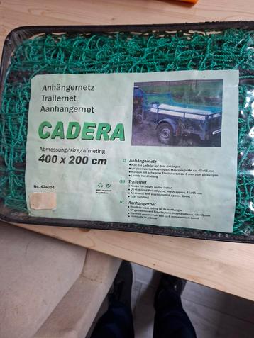 Aanhangernet Cadera 400x200cm - Nieuw in verpakking! beschikbaar voor biedingen