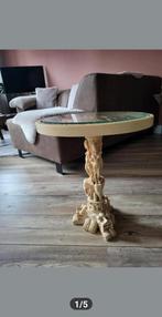 Chinees salontafeltje, Huis en Inrichting, Overige materialen, Minder dan 55 cm, Gebruikt, Rond