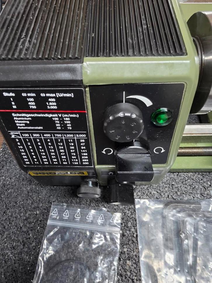 Proxxon Metaaldraaibank PD 230/E - Zo goed als nieuw, Doe-het-zelf en Verbouw, Draaibanken, Zo goed als nieuw, Metaaldraaibank