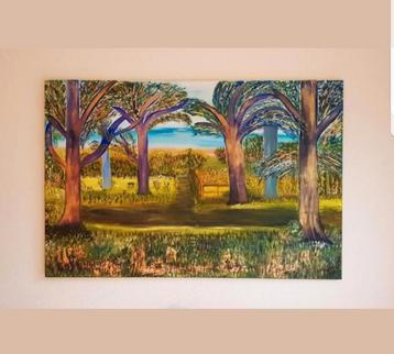 Schilderij MAGIC FOREST 120X80 beschikbaar voor biedingen