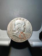 ½ dollar  1958 Franklin Halve Dollar Silver 12,5G, Postzegels en Munten, Munten | Amerika, Ophalen of Verzenden, Noord-Amerika