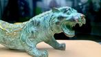 VINTAGE TIGER STATUE SOLID BRONS ESPPECIALY FOR FENG SHUI, Ophalen