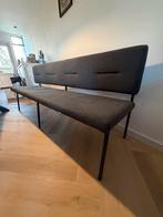 Licht eiken tafel met bank en stoelen, Ophalen, 200 cm of meer, 50 tot 100 cm, Zo goed als nieuw