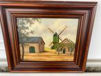 Molen van Vught - Harry de Lor - Klassiek Schilderij 1980s, Antiek en Kunst, Kunst | Schilderijen | Klassiek, Ophalen of Verzenden