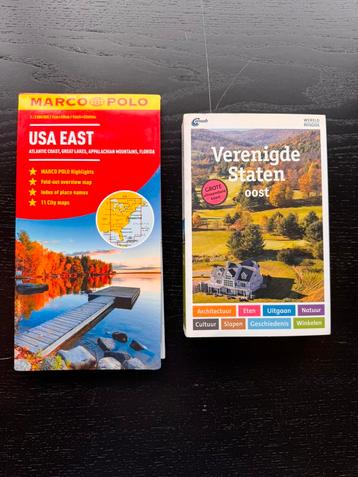 Verenigde Staten Oost ANWB reisgids + Marco Polo kaart beschikbaar voor biedingen