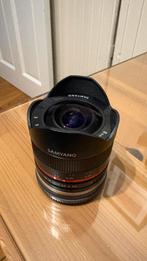 Samyang 8mm fisheye Sony Emount, Ophalen of Verzenden, Zo goed als nieuw, Groothoek Fisheye-lens