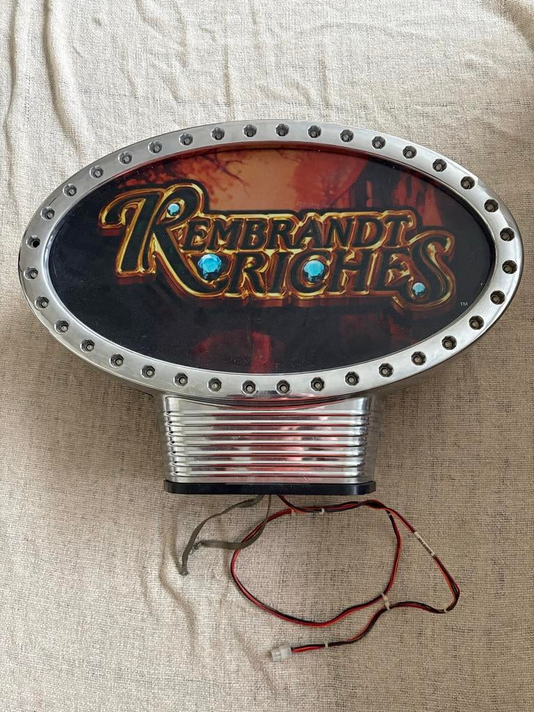 Holland Casino Gokkast Bovenkant - Rembrandt Riches, Verzamelen, Automaten | Gokkasten en Fruitautomaten, Ophalen, Gebruikt