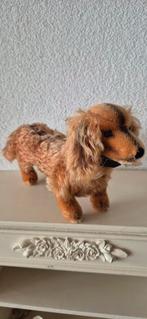 Vintage Steiff Teckel met Knop Waldi, Ophalen of Verzenden