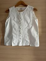 Mooi wit kort brocante blouse maat S, Ophalen of Verzenden, Zo goed als nieuw