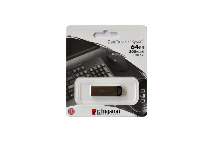 Kingston DataTraveler Kyson 64GB usb stick, Computers en Software, USB Sticks, Nieuw, 64 GB, Ophalen of Verzenden