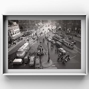 Amsterdam in de Jaren ’50 – Iconische Foto Leidseplein 1959 beschikbaar voor biedingen