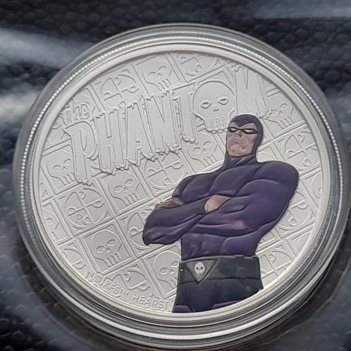 2022 Phantom - 1 oz silver Gekleurd BU, Postzegels en Munten, Munten | Oceanië, Zilver, Verzenden