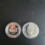 2  x   10 euro  munt  uit 2004   zilver, Ophalen of Verzenden, Ierland, 10 euro
