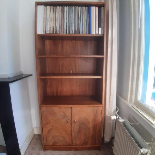 boekenkast, Huis en Inrichting, Kasten | Boekenkasten, Gebruikt, 50 tot 100 cm, 150 tot 200 cm, 25 tot 50 cm, Met deur(en), Met plank(en)