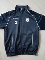 KRC Harelbeke trainingsjack in size medium, Ophalen of Verzenden, Zo goed als nieuw, Maat 48/50 (M), Blauw