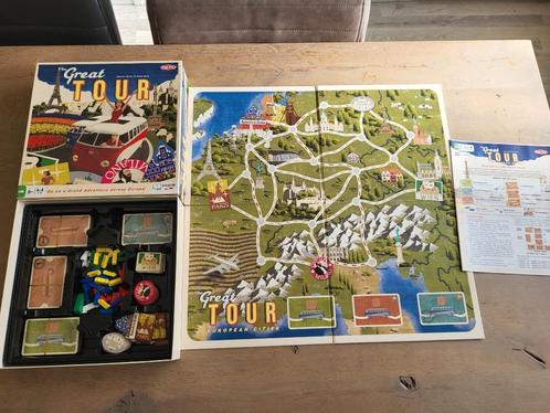 spel Great tour of European cities, Hobby en Vrije tijd, Gezelschapsspellen | Bordspellen, Zo goed als nieuw, Een of twee spelers