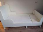 Ikea bed meegroei bed BUSUNGE Meegroeibed, wit, 80x200 cm, Kinderen en Baby's, Ophalen, Gebruikt, 70 tot 85 cm, Matras