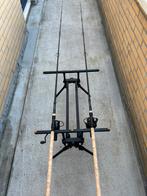 Complete Sonik hengelset met molens, rodsleeves en rodpod, Ophalen, Zo goed als nieuw