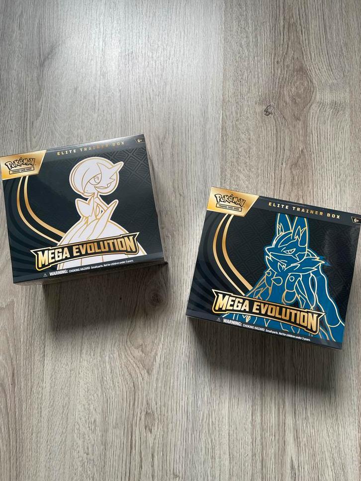 Mega Evolution ETB Combi Set - Gardevoir & Lucario, Hobby en Vrije tijd, Verzamelkaartspellen | Pokémon, Nieuw, Overige typen