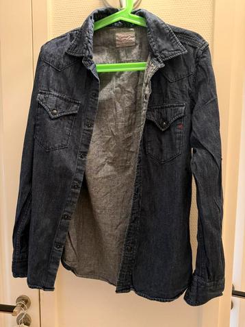 Replay Denim Overhemd - Blauw maat s beschikbaar voor biedingen