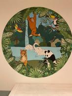 Muurcirkel, wandcirkel op dibond, 125cm doorsnee, Ophalen