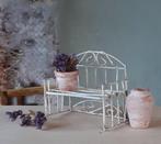 Plantenrek brocante met bloempotjes 1:12, Verzamelen, Poppenhuizen en Toebehoren, Ophalen of Verzenden, Gebruikt, Poppenhuis