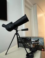 Spotting scope 20–60x met statief & telefoonhouder- €10,-, Ophalen, Lenzentelescoop (refractor), Met statief, Zo goed als nieuw