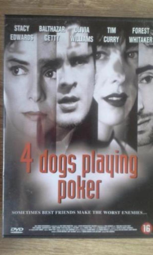 4 Dogs Playing Poker, Cd's en Dvd's, Dvd's | Thrillers en Misdaad, Zo goed als nieuw, Actiethriller, Vanaf 16 jaar, Ophalen of Verzenden