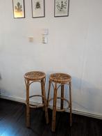 Vintage Bamboe Look Krukken - Set van 2, Gebruikt, Met voetsteun, 60 tot 90 cm, Ophalen of Verzenden