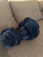 Rond Knoedel Kussen blauw navy , Dumpling throw pillow blue, Huis en Inrichting, Woonaccessoires | Kussens, Ophalen, Nieuw, Blauw