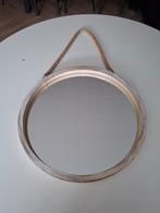 Hangende ronde spiegel, Ophalen, Minder dan 50 cm, Rond, Zo goed als nieuw