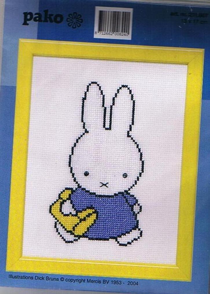 Cado aanbieding NIJNTJE borduurpakket  met schooltas, Hobby en Vrije tijd, Borduren en Borduurmachines, Nieuw, Borduurpakket, Handborduren