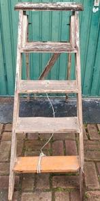 Mooie vintage schilders ladder, Ophalen of Verzenden, Zo goed als nieuw, Minder dan 2 meter